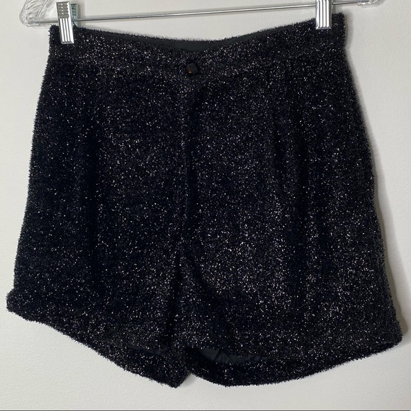 Quail High Waisted Glitter Shorts
